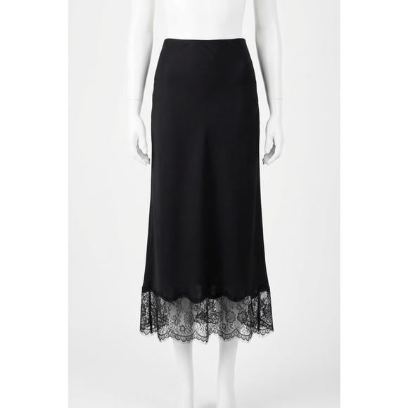 Z SUPPLY Dresses & Skirts - NEW Z SUPPLY cinder lace trim maxi skirt in black
